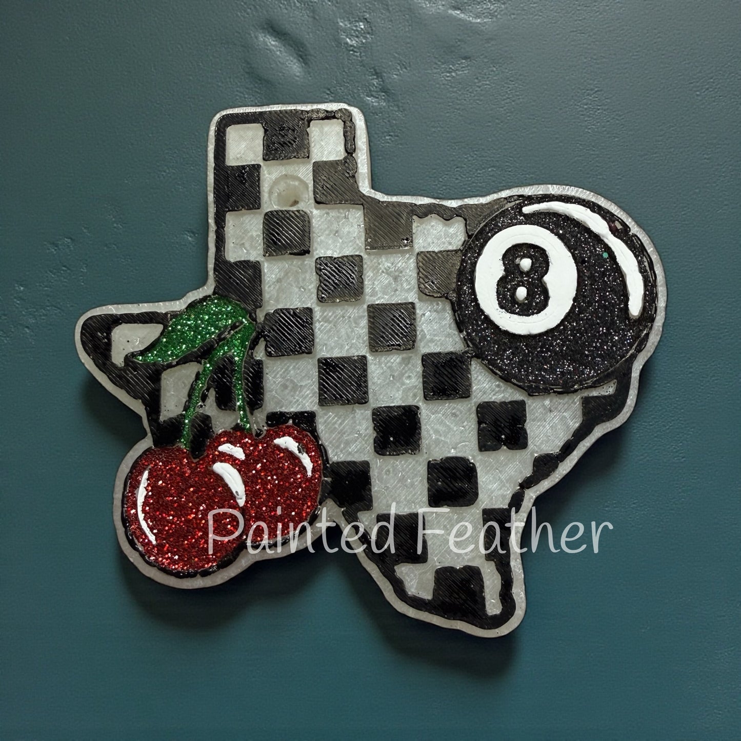 Trendy checkered Texas