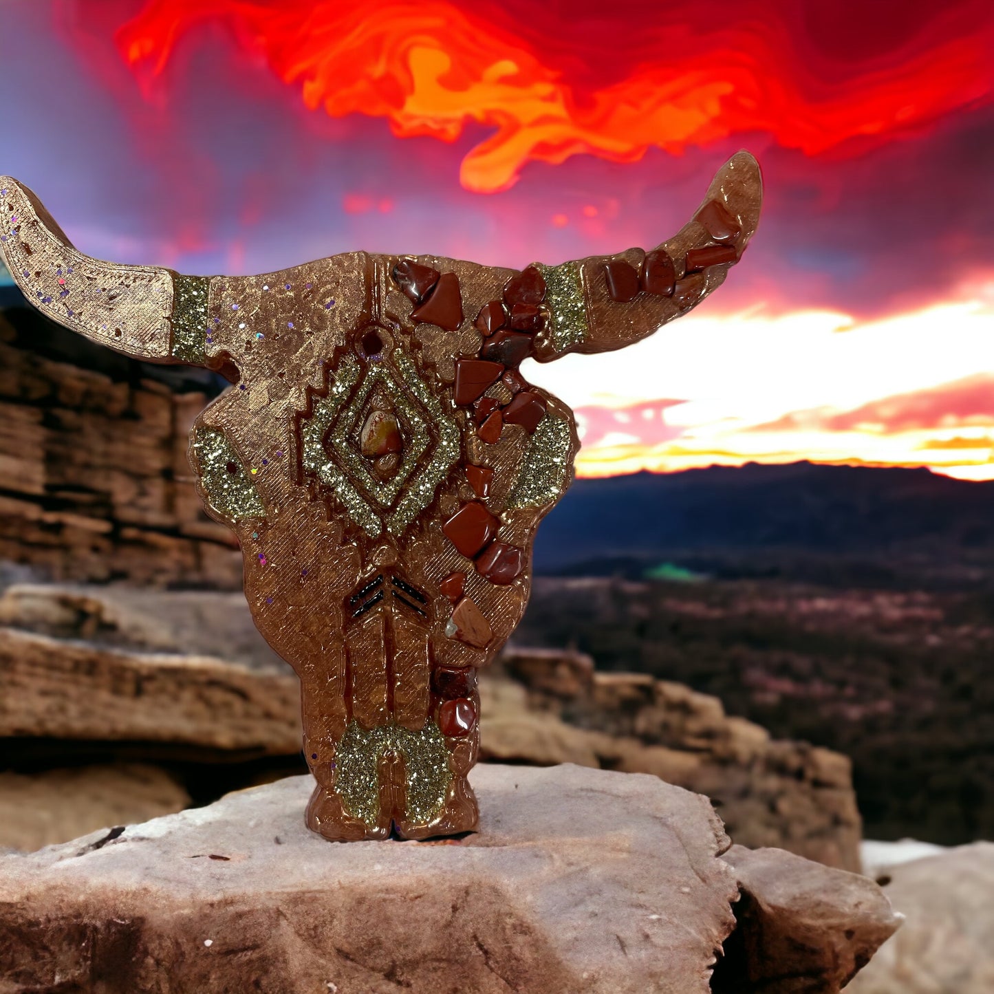 Stone Longhorn - Large