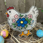 Floral chicken
