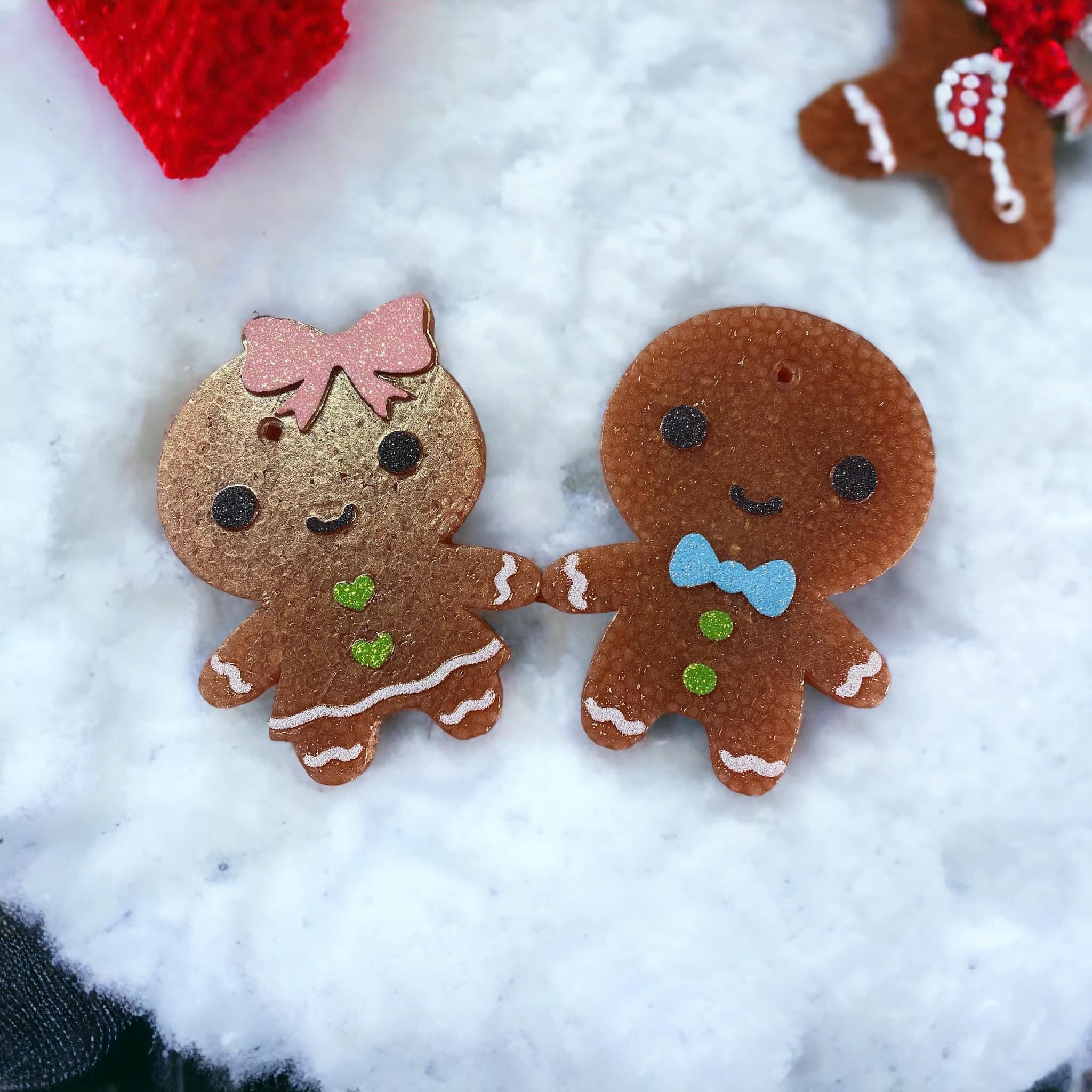 Gingerbread boy and girl