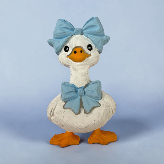 Goose with bow