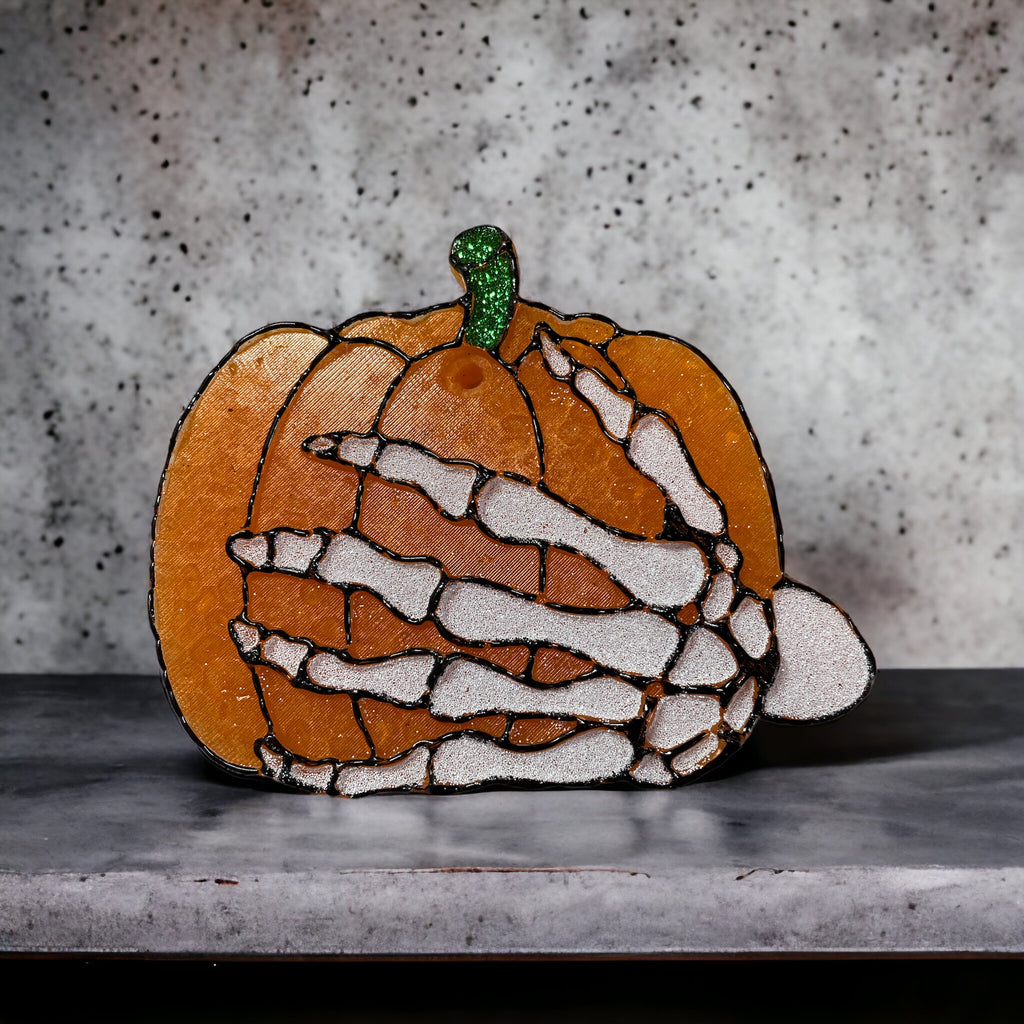 Skeleton pumpkin