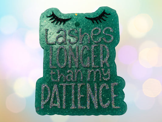 Lashes longer than my patience