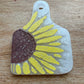 Sunflower ear tag freshie