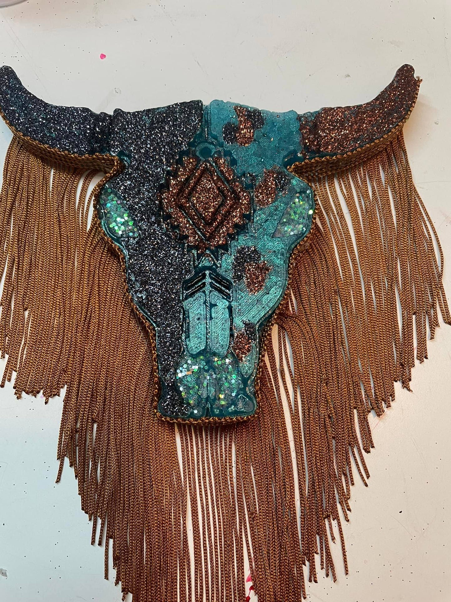 Large fringe longhorn